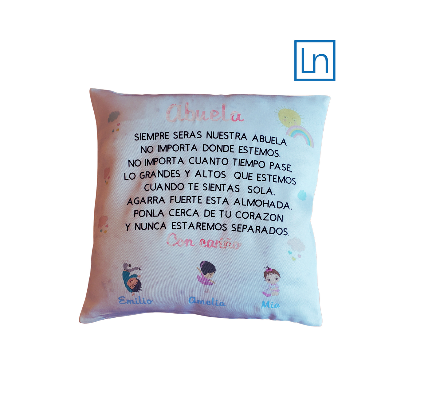 Coussin personnalisé pour Mamie
