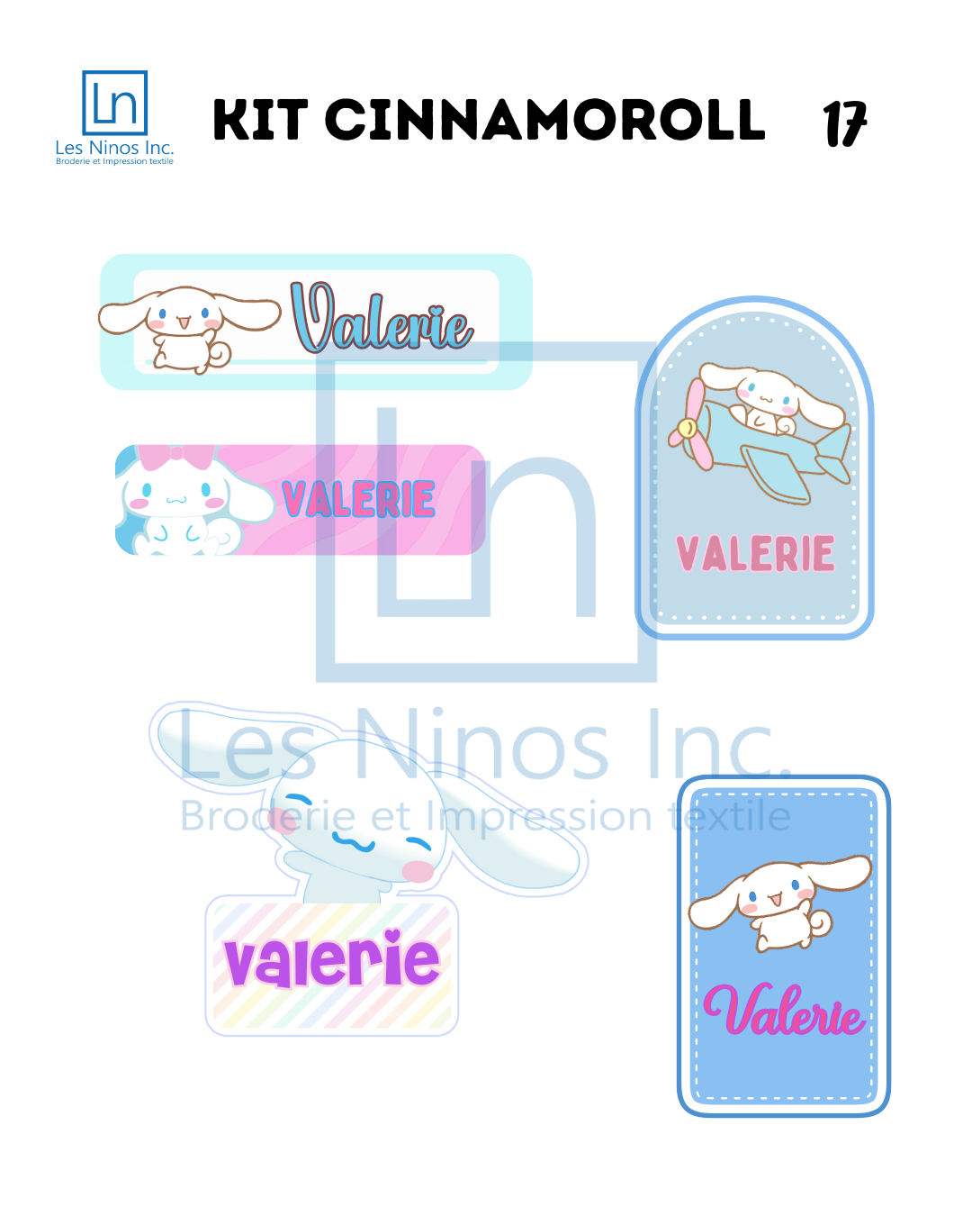 Étiquettes personnalisées pour enfant