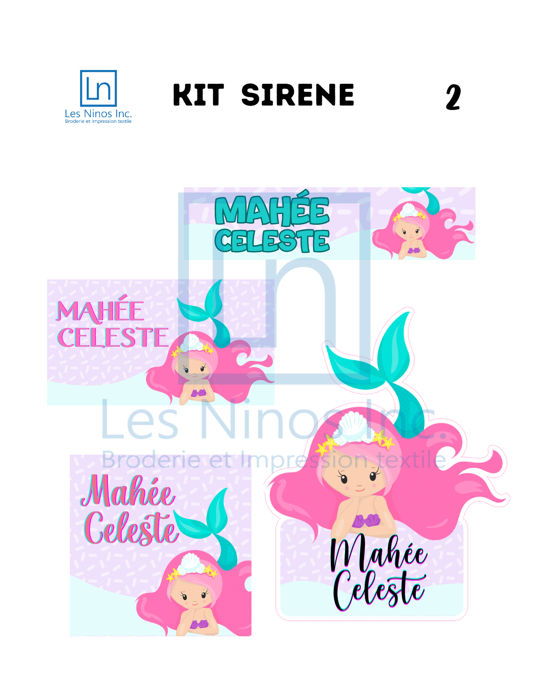 Étiquettes personnalisées pour enfant