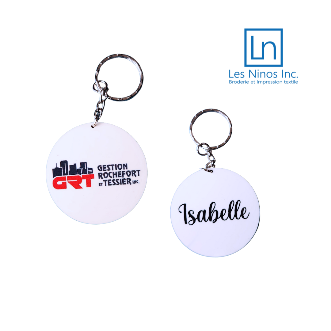 Porte-clés avec logo pour entreprises