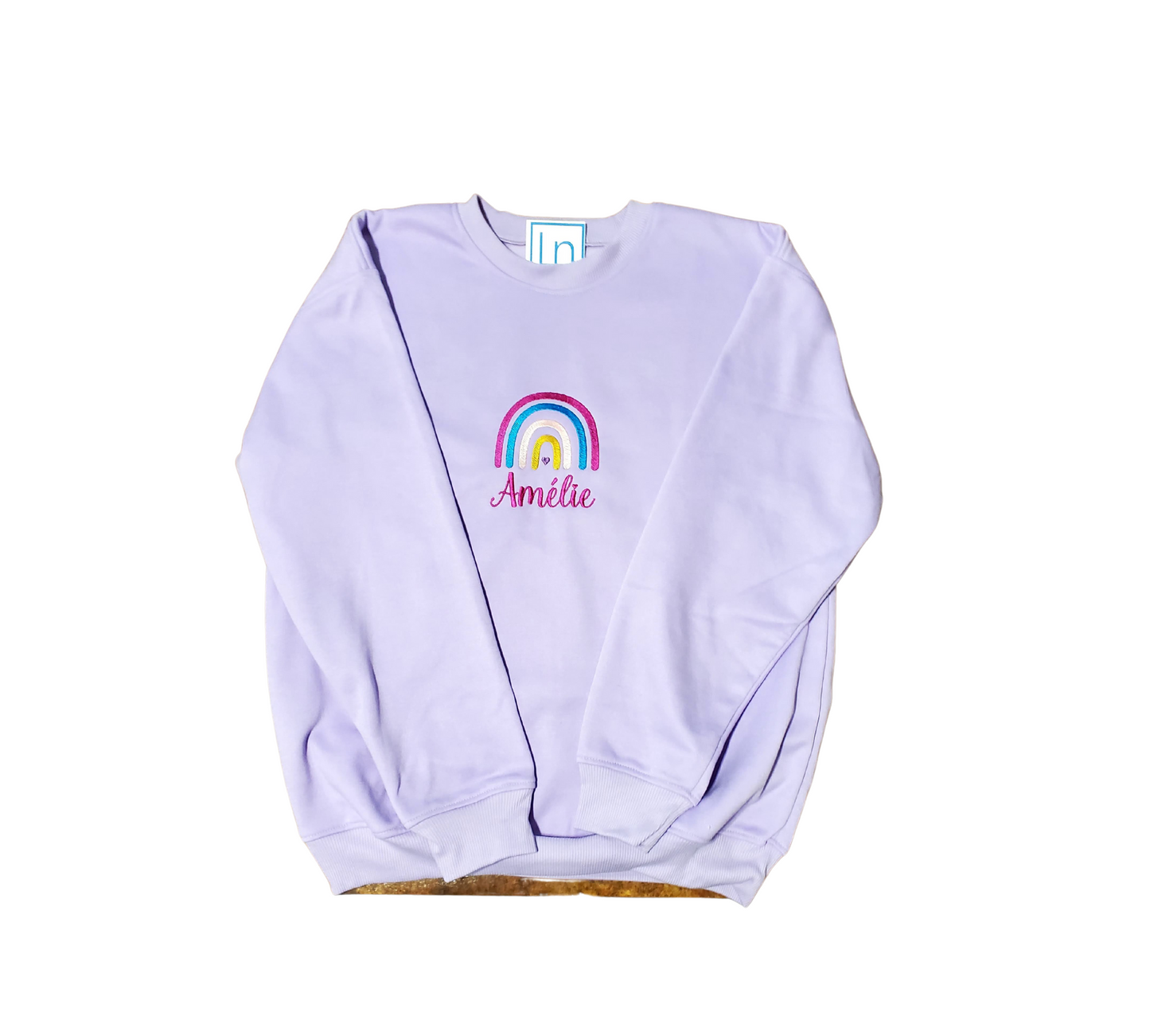 Crewneck Arc En Ciel avec prénom