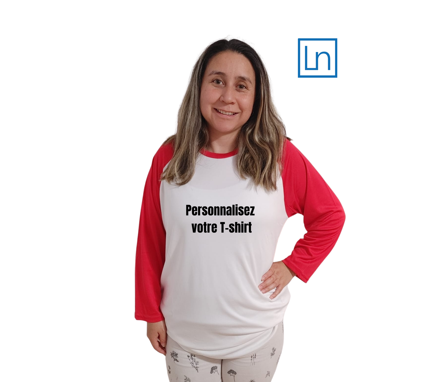 T-shirt de baseball personnalisé