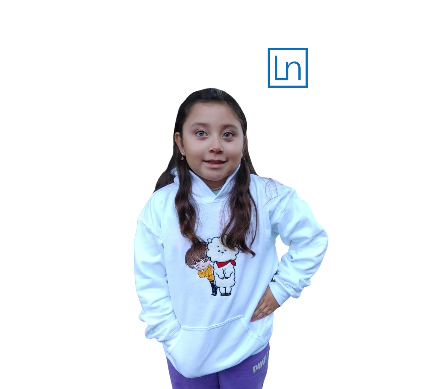 Hoodie Brodé Desing BTS