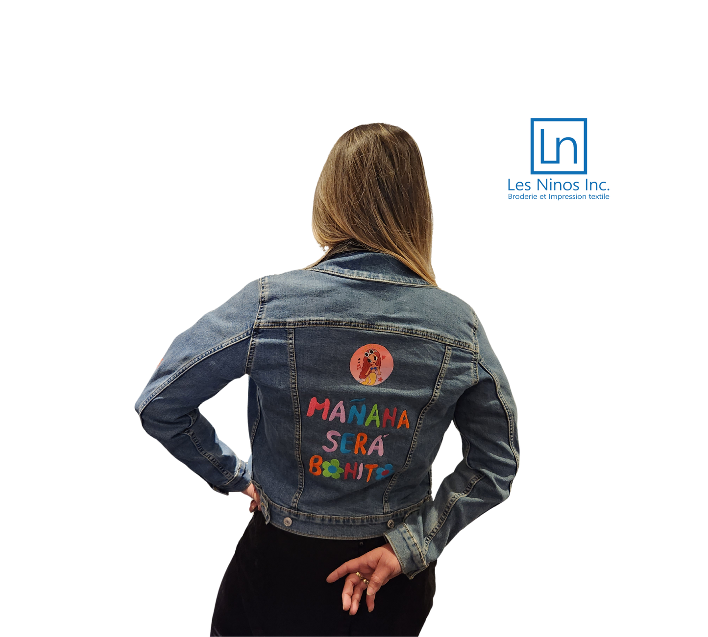 Veste Jeans Brodée