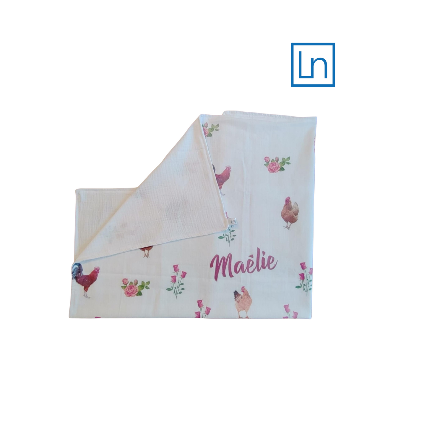 Mousseline personnalisé pour bébé