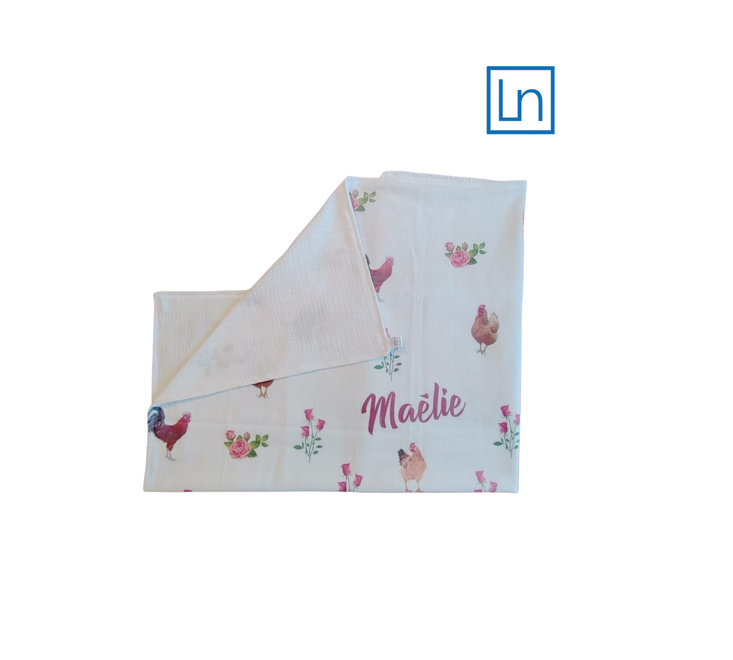 Mousseline personnalisé pour bébé