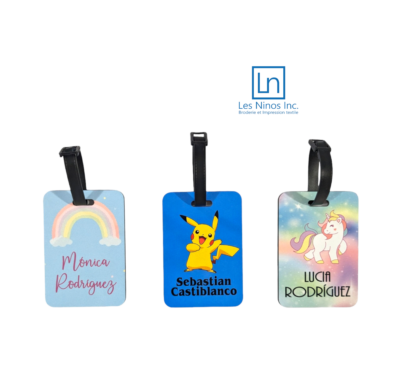 Plaques à sac personnalisées