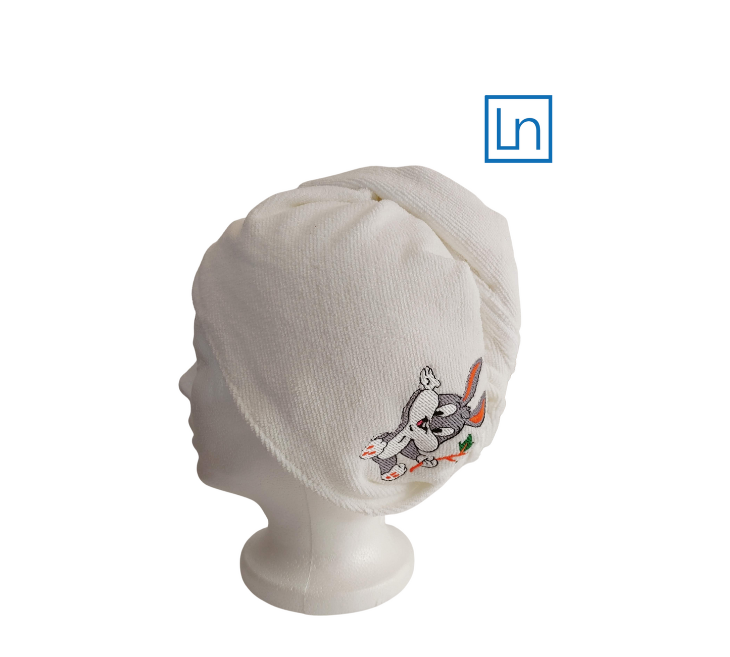 Serviette à cheveux personnalisée