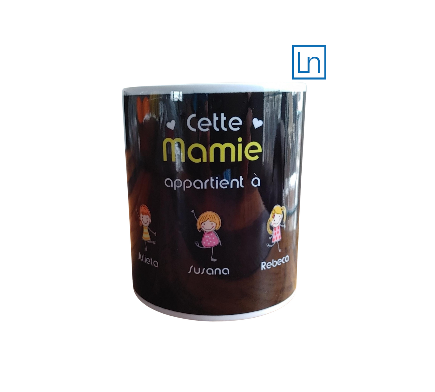 Tasse Personnalisé Cette Mamie appartient a