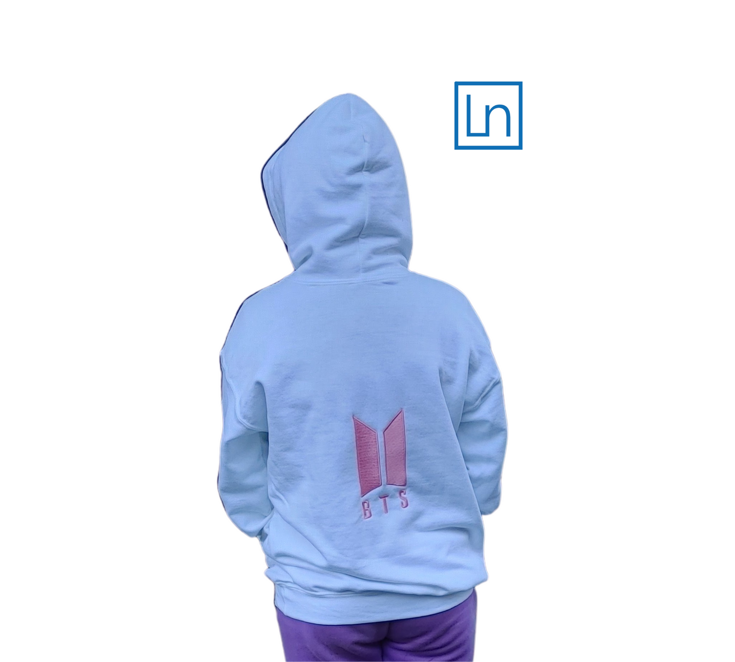 Hoodie Brodé Desing BTS