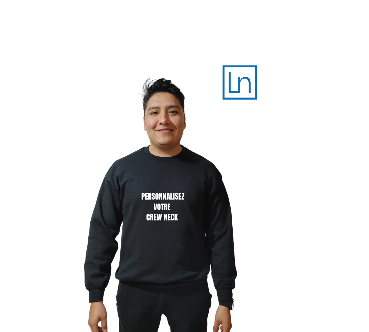 Crewneck avec broderie personnalisée