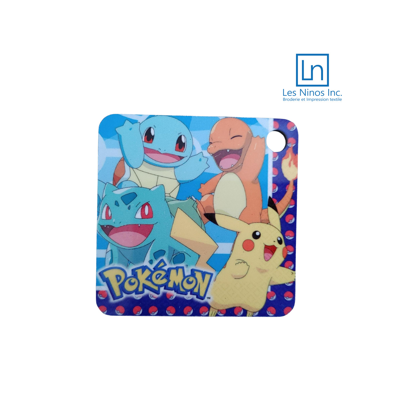 Porte-clés personnalisé avec photo carrée