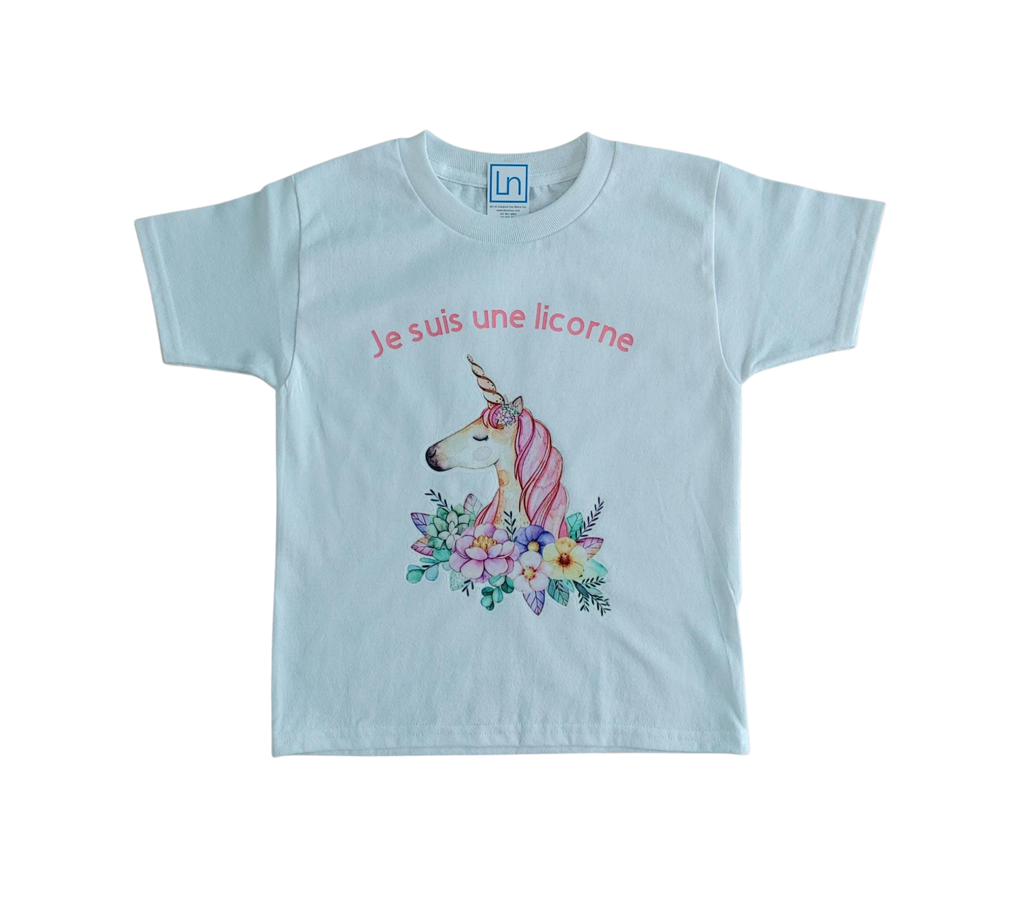 T-Shirt personnalisé Licorne