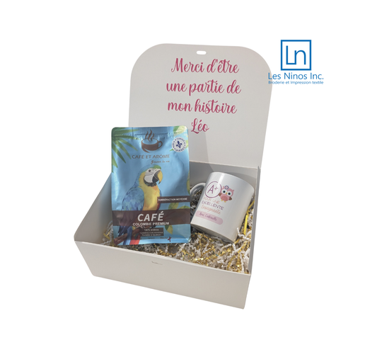 Kit personnalisé pour enseignants avec cafe
