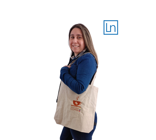 Sac a Tout Faire brodé Cafe