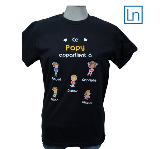 T-shirt « Ce papy appartient à »