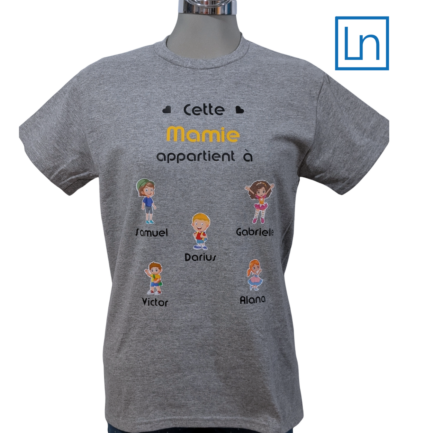 T-shirt Cette Mamie appartient a