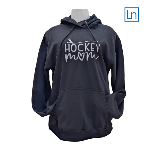 Hoodie Hockey Mom Brodé